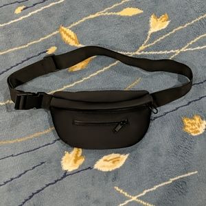 Black Neoprene Fanny Pack